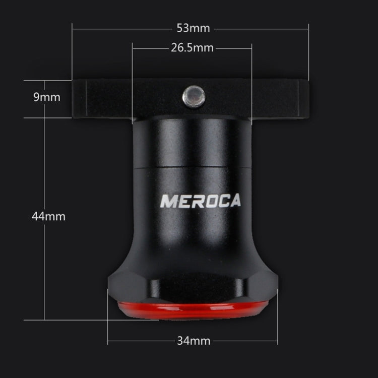 MEROCA MX2 Fanale posteriore per freno con sensore intelligente Luce per mountain bike Ricarica USB Fanale posteriore per guida notturna per bici da strada, Seat Cushion Installation Black, Seat Cushion Installation Coloful                             ...