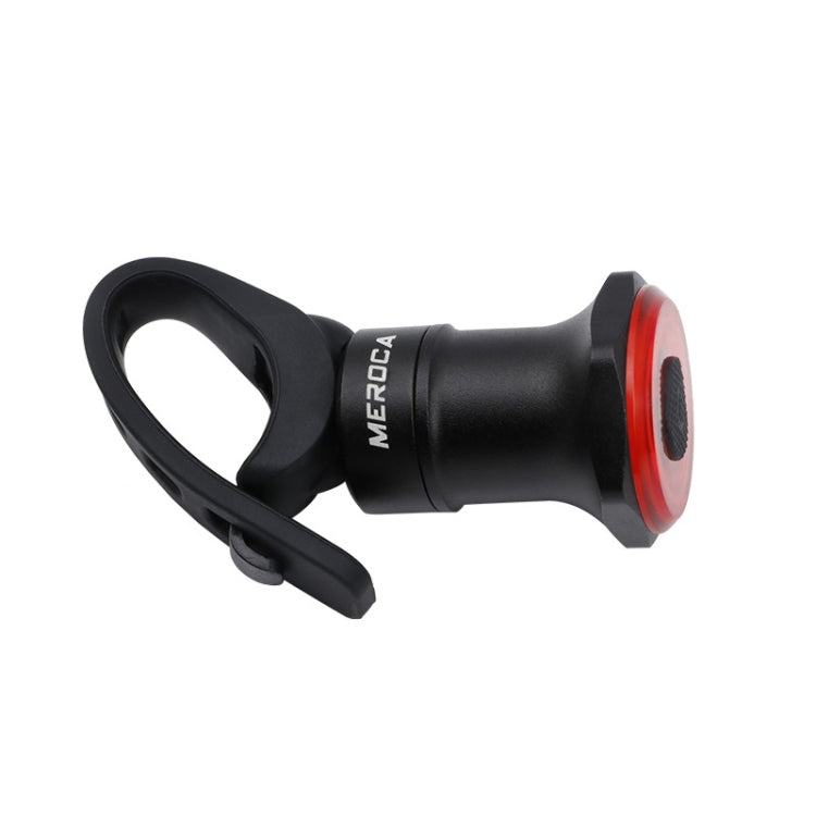 MEROCA MX2 Fanale posteriore per freno con sensore intelligente Luce per mountain bike Ricarica USB Fanale posteriore per guida notturna per bici da strada, Seat Cushion Installation Black, Seat Cushion Installation Coloful                             ...