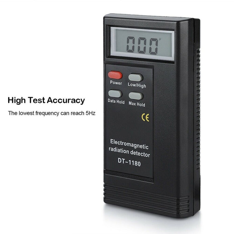 DT-1180 Rilevatore di radiazioni elettromagnetiche Campo di misurazione 50-1999 V/M Rilevatore di protezione dalle radiazioni delle onde elettromagnetiche, DT-1180