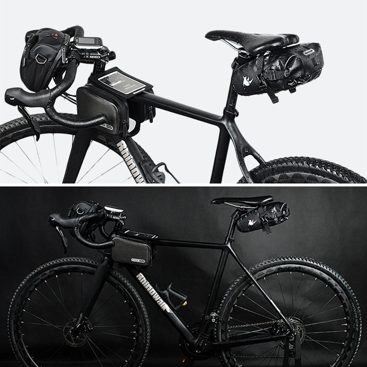 Borsa da sella per bicicletta Rhinowalk Borsa da sella per bicicletta impermeabile Borsa per sedile posteriore per mountain bike Borsa da equitazione, TF550