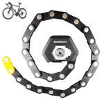 BIKERSAY BK001 Lucchetto pieghevole per bicicletta Antifurto Antitaglio Blocco per hamburger per mountain bike, BIKERSAY BK001