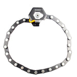 BIKERSAY BK001 Lucchetto pieghevole per bicicletta Antifurto Antitaglio Blocco per hamburger per mountain bike, BIKERSAY BK001