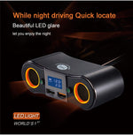 ZNB02 Caricabatteria da auto Doppio USB Accendisigari da auto, ZNB02