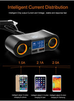 ZNB02 Caricabatteria da auto Doppio USB Accendisigari da auto, ZNB02