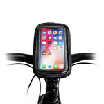 Borsa da manubrio con guscio rigido Rhinowalk, borsa per telefono con touch screen, borsa anteriore per mountain bike