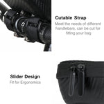 Borsa da manubrio con guscio rigido Rhinowalk, borsa per telefono con touch screen, borsa anteriore per mountain bike