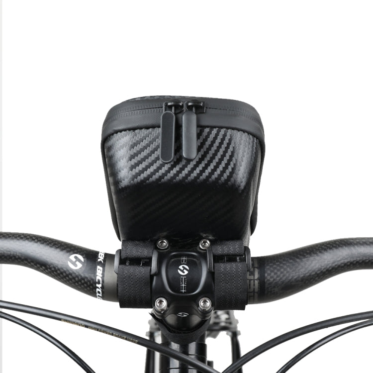 Borsa da manubrio con guscio rigido Rhinowalk, borsa per telefono con touch screen, borsa anteriore per mountain bike