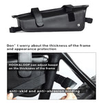 Borsa triangolare con trave anteriore per bicicletta Rhinowalk Borsa da sella per equitazione a lunga distanza in TPU impermeabile per bici da strada, Rhinowalk 2.2L Bicycle Front Beam Bag