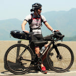 Borsa triangolare con trave anteriore per bicicletta Rhinowalk Borsa da sella per equitazione a lunga distanza in TPU impermeabile per bici da strada, Rhinowalk 2.2L Bicycle Front Beam Bag