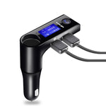 Trasmettitore FM per lettore MP3 Bluetooth vivavoce per auto G7S con display LCD, G7S