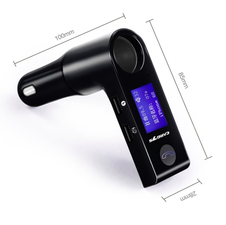 Trasmettitore FM per lettore MP3 Bluetooth vivavoce per auto G7S con display LCD, G7S