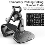 Supporto per telefono cellulare per auto, fibbia per carrello per strumenti, clip interna, staffa di navigazione per telefono cellulare con targa, Navigation Bracket With Number Plate