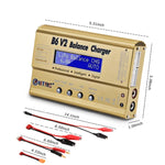 Caricatore per aereo modello HTRC B6 V2 Caricatore per equilibrio intelligente,, US Plug, EU Plug, UK Plug, AU Plug