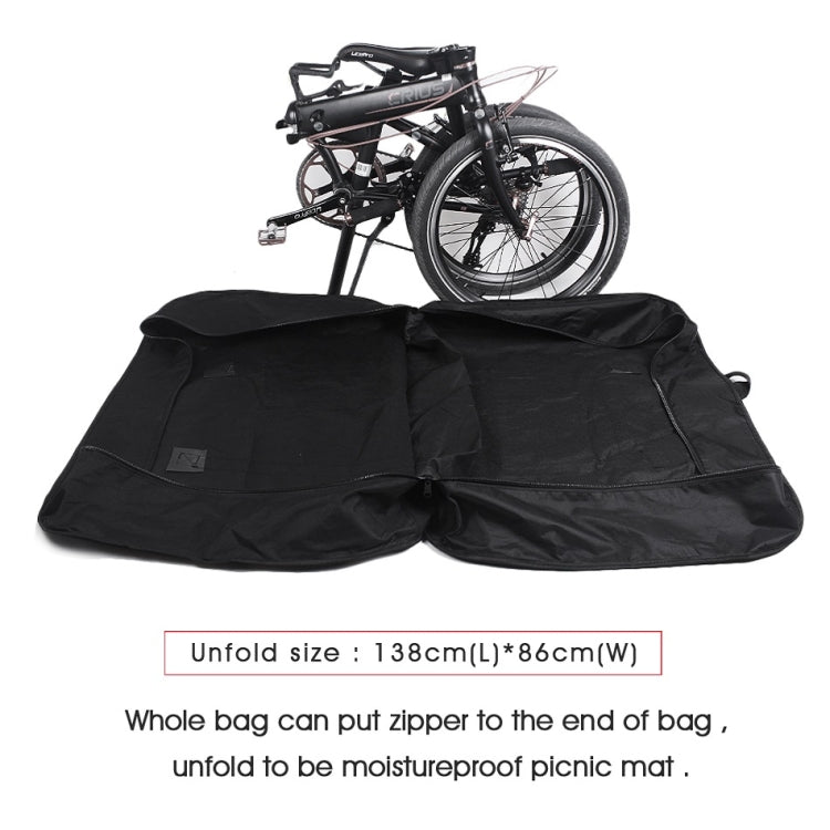 Borsa da trasporto per bici pieghevole Rhinowalk Borsa da trasporto per bici elettrica da 20 pollici, RK1810HB (Black), RK1810HB  (Green)