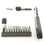 Set di strumenti di riparazione combinati per mini chiavi a cricchetto da 36 denti per mountain bike