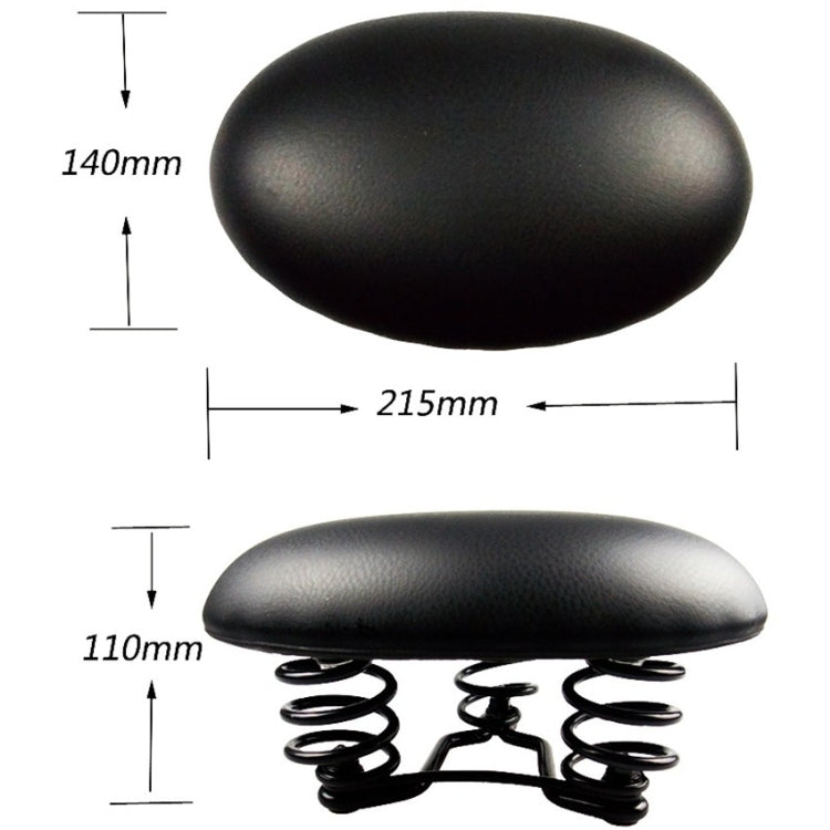BIKERSAY Cuscino a molla per bicicletta Ammortizzatore Sella per mountain bike Cuscino anticompressione non nasale, SZ004