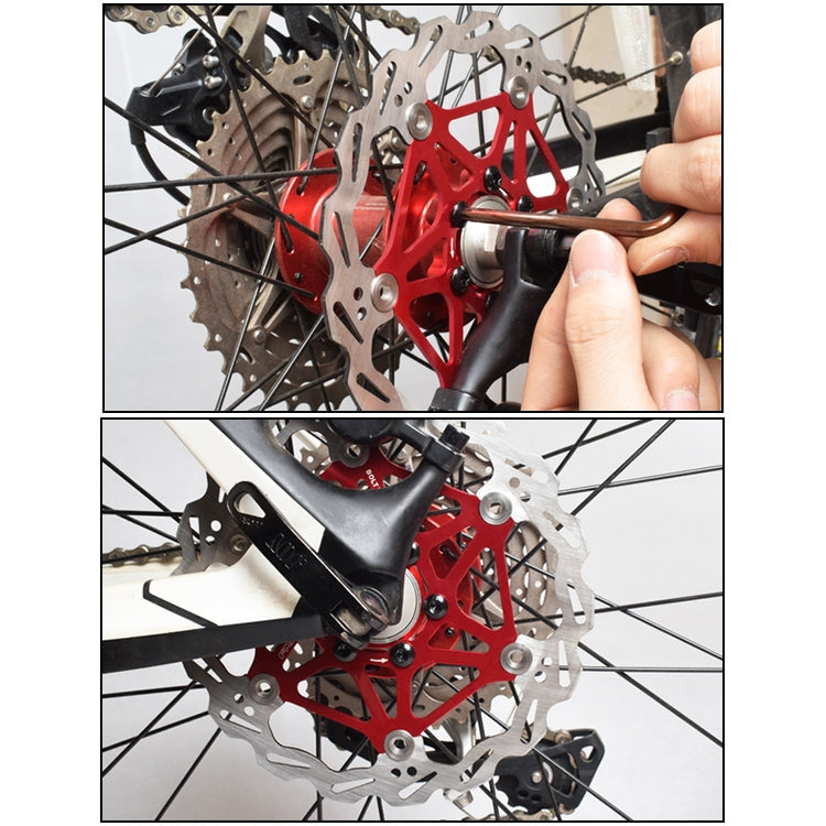 SNAIL FD-01 Disco flottante per mountain bike Pastiglie freno per bicicletta Disco freno a sei chiodi, 160mm Black, 180mm Black, 203mm Black, 160mm Red, 180mm Red, 203mm Red, 160mm Blue, 180mm Blue, 203mm Blue