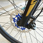 SNAIL FD-01 Disco flottante per mountain bike Pastiglie freno per bicicletta Disco freno a sei chiodi, 160mm Black, 180mm Black, 203mm Black, 160mm Red, 180mm Red, 203mm Red, 160mm Blue, 180mm Blue, 203mm Blue