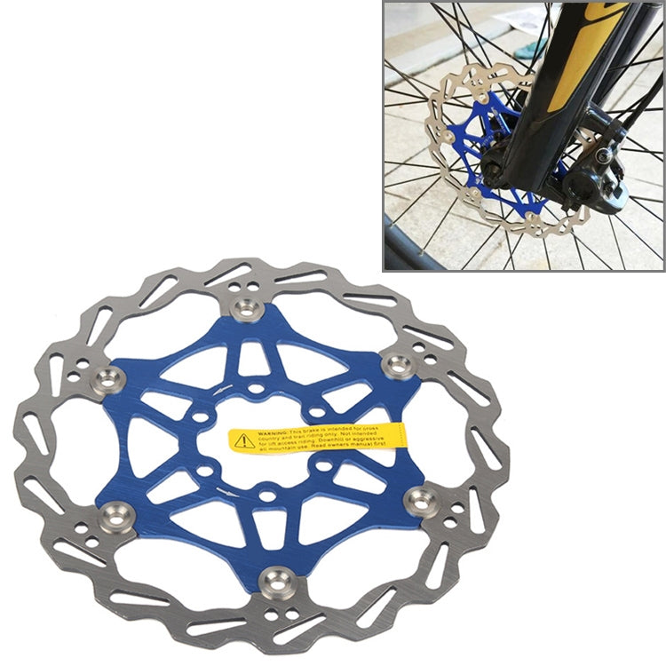 SNAIL FD-01 Disco flottante per mountain bike Pastiglie freno per bicicletta Disco freno a sei chiodi, 160mm Black, 180mm Black, 203mm Black, 160mm Red, 180mm Red, 203mm Red, 160mm Blue, 180mm Blue, 203mm Blue