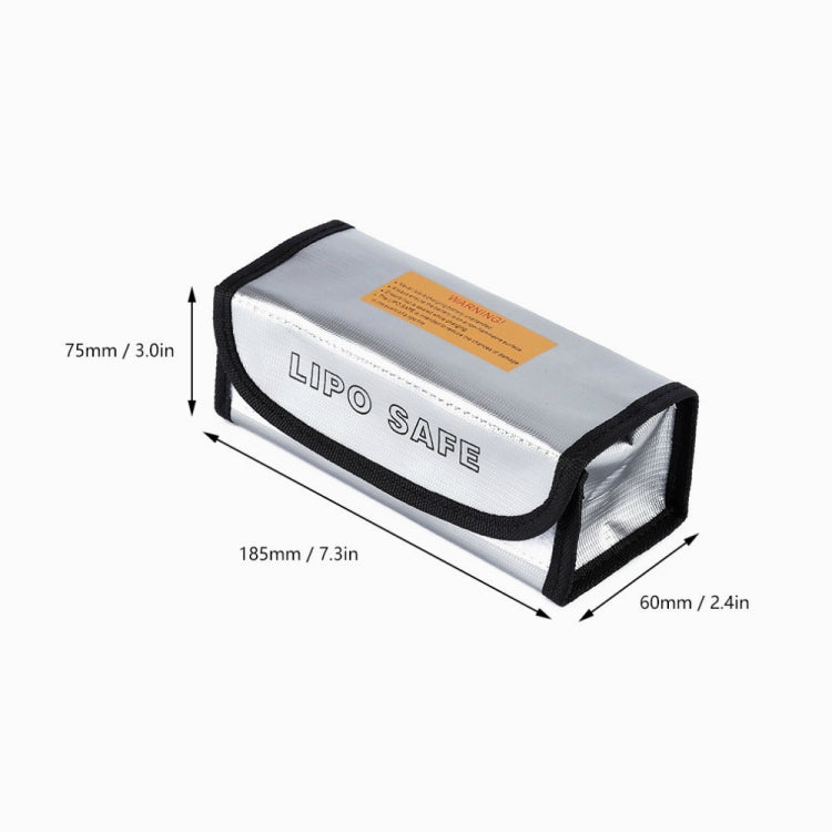Borsa sicura per ricarica batterie RC HTRC 10x20x8 cm