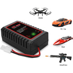Caricabatterie intelligente per batterie Ni-MH Ni-Cr HTRC N8,, EU Plug, US Plug, UK Plug