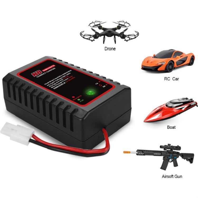 Caricabatterie intelligente per batterie Ni-MH Ni-Cr HTRC N8,, EU Plug, US Plug, UK Plug