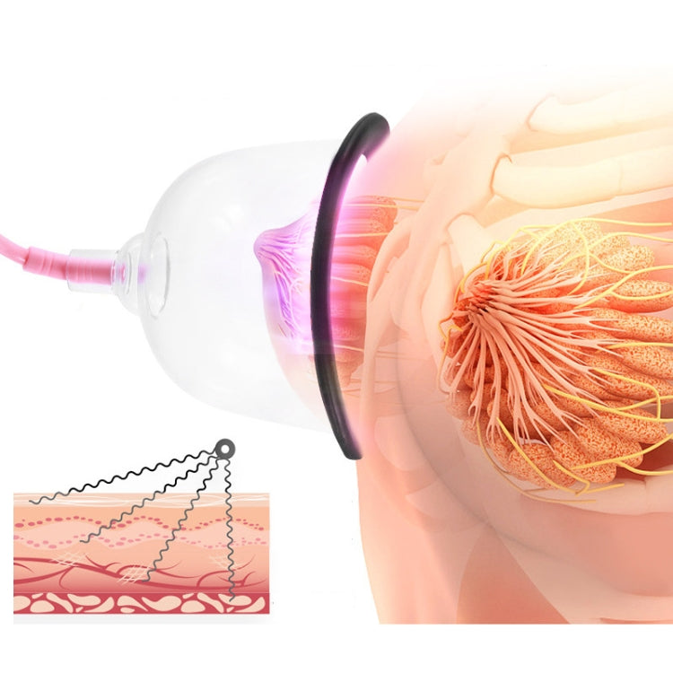 Apparecchio elettrico per l'aumento del seno Massaggiatore per il seno con agopuntura microcorrente