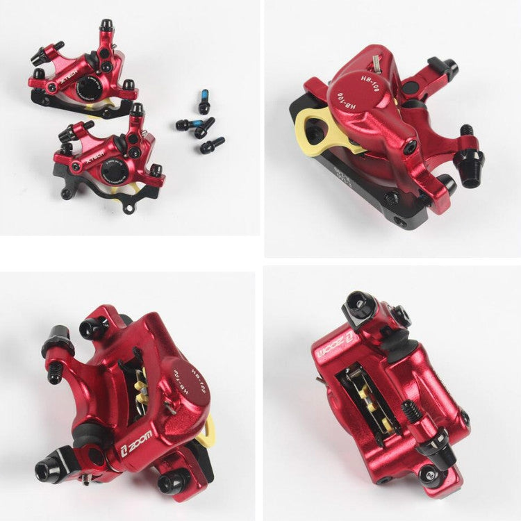 ZOOM HB100 Pinza freno idraulica per mountain bike Pinza freno a disco idraulica pieghevole per cavo per bici, Front, Rear, Front and Rear