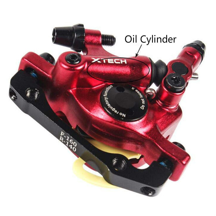 ZOOM HB100 Pinza freno idraulica per mountain bike Pinza freno a disco idraulica pieghevole per cavo per bici, Front, Rear, Front and Rear
