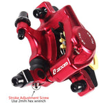 ZOOM HB100 Pinza freno idraulica per mountain bike Pinza freno a disco idraulica pieghevole per cavo per bici, Front, Rear, Front and Rear