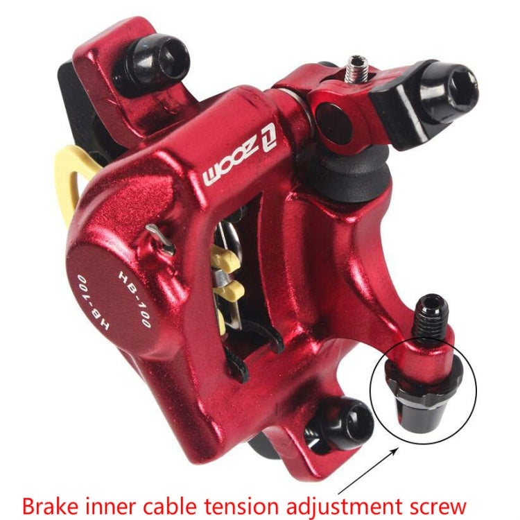ZOOM HB100 Pinza freno idraulica per mountain bike Pinza freno a disco idraulica pieghevole per cavo per bici, Front, Rear, Front and Rear