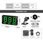 Kingneed C80 HUD da 4,5 pollici Head-up Display GPS Misuratore di velocità Allarme di velocità eccessiva Chilometraggio Orologio altitudine, C80 4.5inch