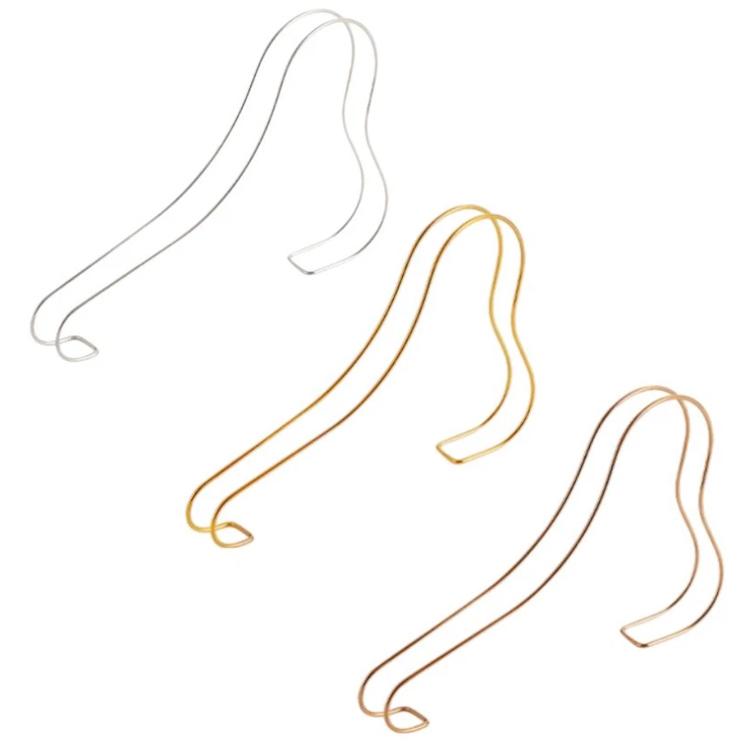 Staffa di supporto per scarpa elastica in metallo con supporto per scarpa con tacco alto in acciaio inossidabile da 3 pezzi, Silver, Titanium, Rose Gold
