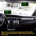 Kingneed C90 HUD da 5,5 pollici Head-up Display GPS per auto misuratore di velocità chilometraggio universale allarme di eccesso di velocità/misurazione della velocità satellitare GPS, C90 5.5inch