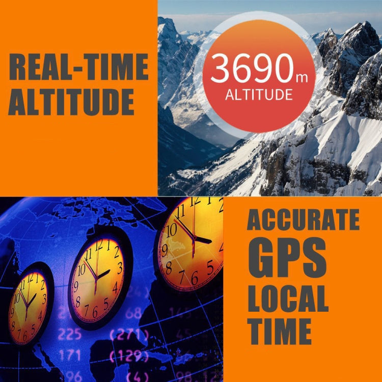 C1090 HUD da 6,2 pollici Head-up Display GPS per auto misuratore di velocità chilometraggio universale allarme di eccesso di velocità/misurazione della velocità satellitare GPS, C1090  6.2 inch