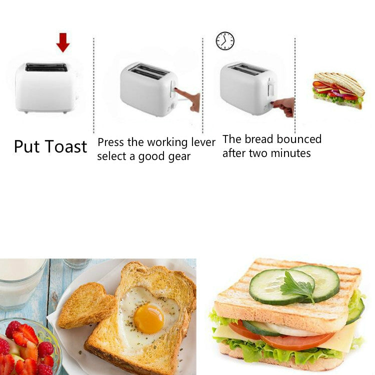 Tostapane Home Sandwich Macchina per la colazione Tostapane automatico per la colazione, presa europea, Breakfast Machine