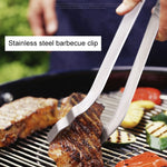 Clip per barbecue in acciaio inossidabile Strumento per barbecue Clip per pane Clip per spaghetti per alimenti Clip per bistecca, Barbecue Clip