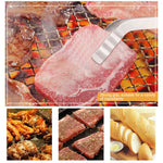 Clip per barbecue in acciaio inossidabile Strumento per barbecue Clip per pane Clip per spaghetti per alimenti Clip per bistecca, Barbecue Clip