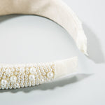 Fascia per capelli Super Flash completa di perle
