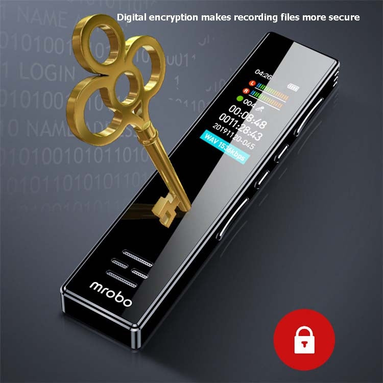 Registratore vocale MROBO A10 con schermo a colori 8GB
