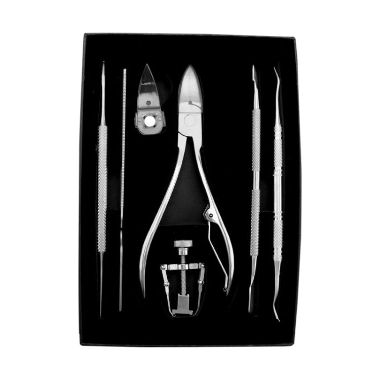 Set 7 pinze in acciaio inox per unghie pulcini