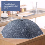 Copertura per riso isolante con motivo a fiocchi di neve Ristorante Copripiatto per la casa anti-zanzare e a prova di insetti, Snowflake Pattern Rice Cover
