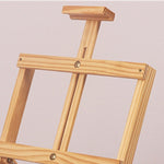 Cavalletto da esposizione per schizzi con cavalletto in legno da tavolo orizzontale, Beech  45x37x50cm, Beech 35x33x48cm, Yellow Pine 35x33x48cm