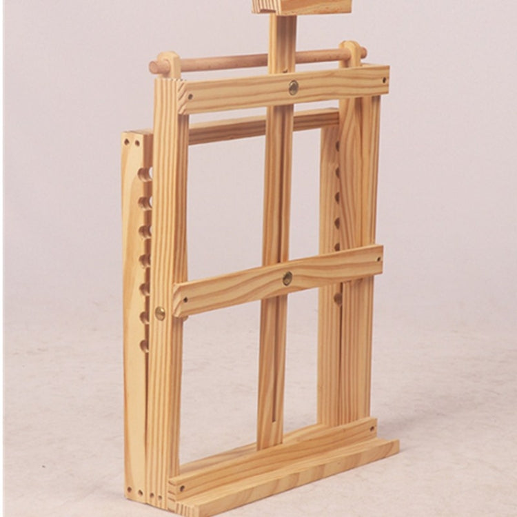 Cavalletto da esposizione per schizzi con cavalletto in legno da tavolo orizzontale, Beech  45x37x50cm, Beech 35x33x48cm, Yellow Pine 35x33x48cm