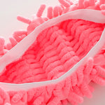 12 pezzi Copriscarpe in ciniglia per pulizia pigra Pavimento pulito Mop rimovibile e lavabile Colore casuale, Floor Mop