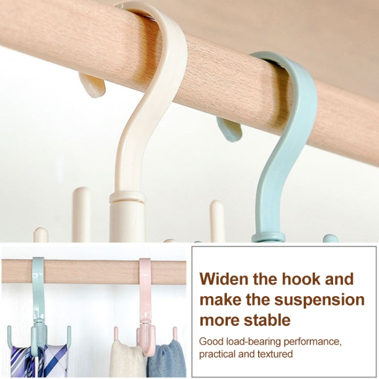 10 PZ Gancio portaoggetti girevole per guardaroba con cintura da cravatta, Tie Belt Hook