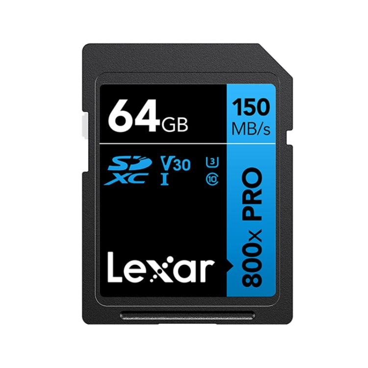 Scheda di memoria per fotocamera reflex ad alta velocità Lexar SD-800X Pro, 32GB, 64GB, 128GB, 256GB, 512GB