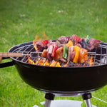 Spiedini per barbecue in acciaio inossidabile Forchetta per barbecue Forchetta per barbecue a forma di U, 6 PCS and 2 sweeps in color box, 6 PCS, 4 PCS