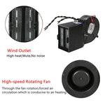 Riscaldatore elettrico per auto Sbrinatore doppio PTC24V 300-500W, 24V 300-500W