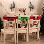 Decorazioni per la copertura della sedia di Natale Ornamenti per la tavola di Natale